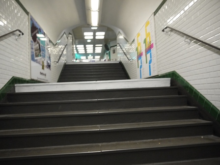 stairs to platform
