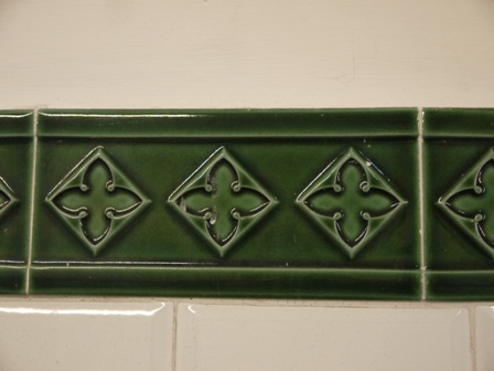 green border tiles