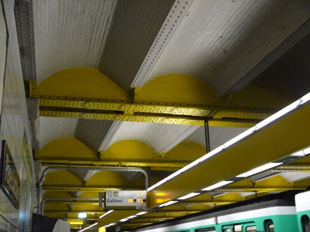 yellow steel beams