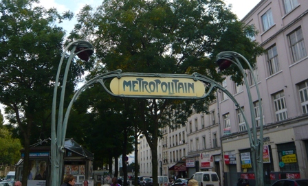 Art Nouveau sign