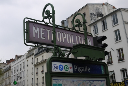 Metropolitain sign outside the station