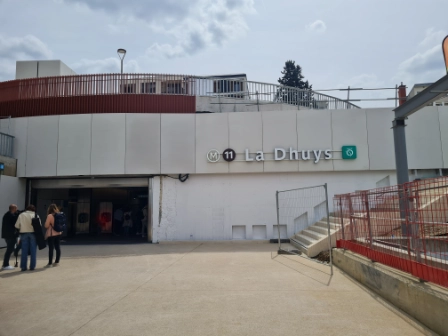 Entrance to station